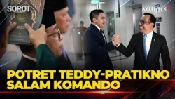 Potret Teddy-Pratikno Salam Komando Sebelum Pelantikan Wantimpres di Istana
