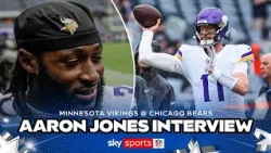 "It's a joy to play with Carson" 💜 | Aaron Jones on Carson Wentz after Vikings defeats Bears