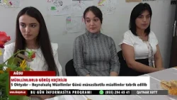 AĞSUDA MÜƏLLİMLƏRLƏ GÖRÜŞ KEÇİRİLİB