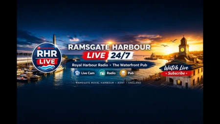 Ramsgate Royal Harbour Live from East Pier