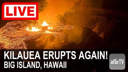 Kilauea Volcano - Halemaʻumaʻu Crater - Hawaii