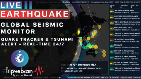Global Earthquake and Tsunami Monitor