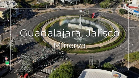 Guadalajara - Minerva Fountain Panorama